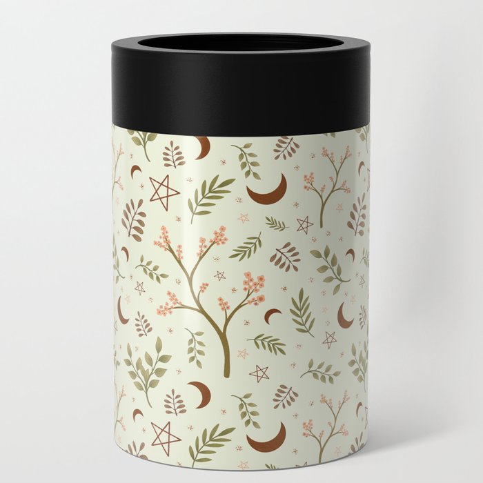 Plant Magick Nature Pattern Creme Can Cooler