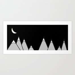 Mountain Scape Art Print