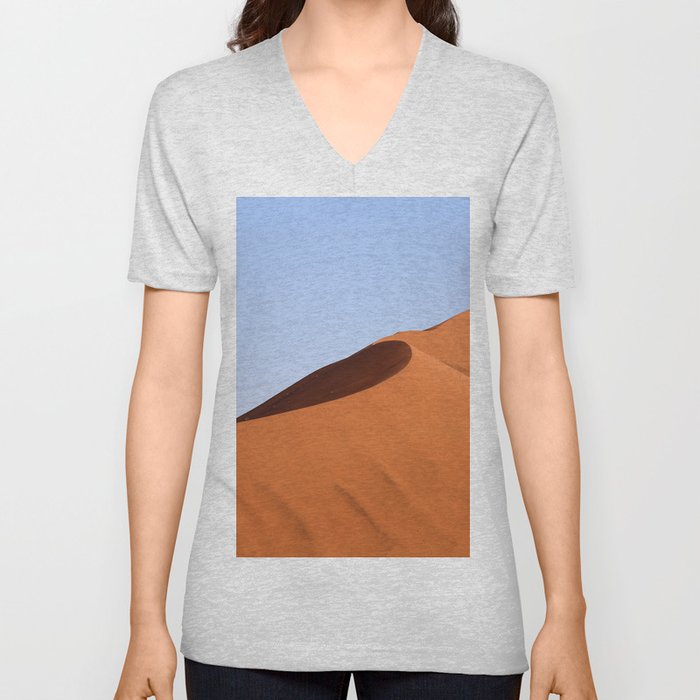 Sand Dunes Namibia V Neck T Shirt