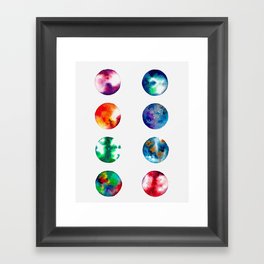 planets Framed Art Print