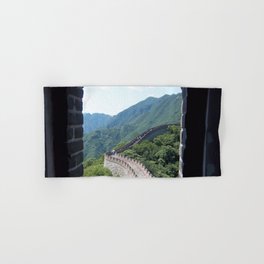 China Photography - Great Wall Of China Seen From Inside A Tower Hand & Bath Towel