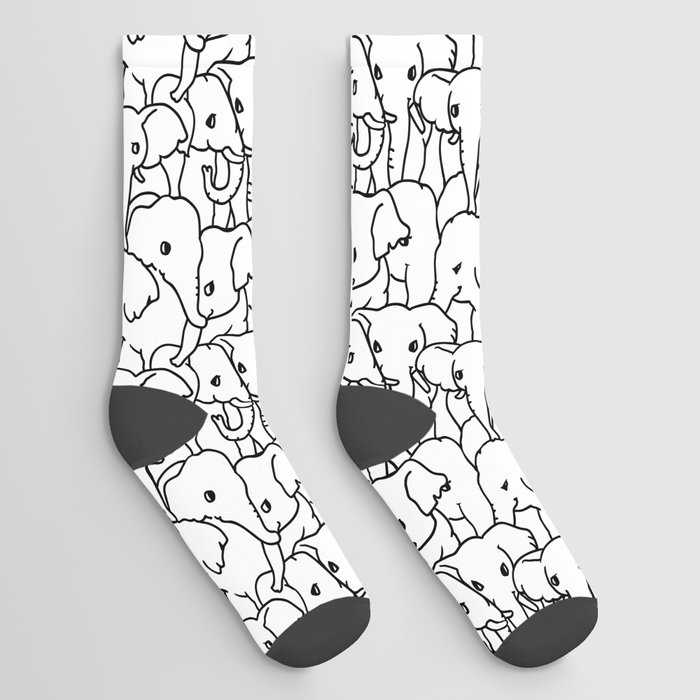 Oh Elephants Socks