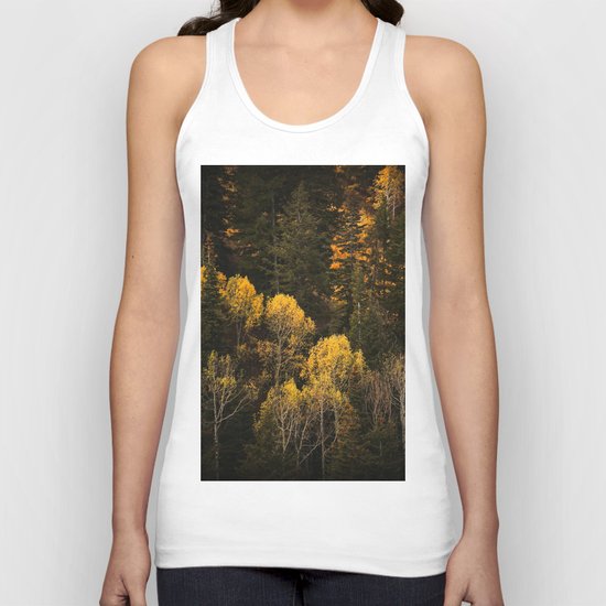 Autumn Trees Unisex Tank Top
