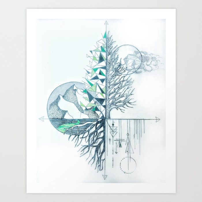 Nature & Art Print Aimee roberts | Society6