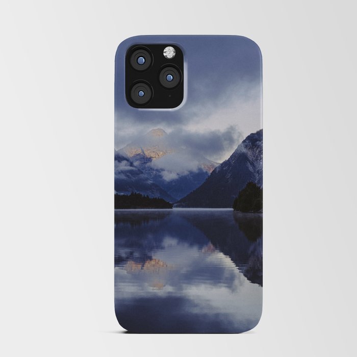 foggy lake view iPhone Card Case