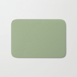 SAGE GREEN pastel solid color Bath Mat