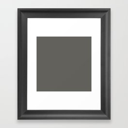 Graphite Framed Art Print