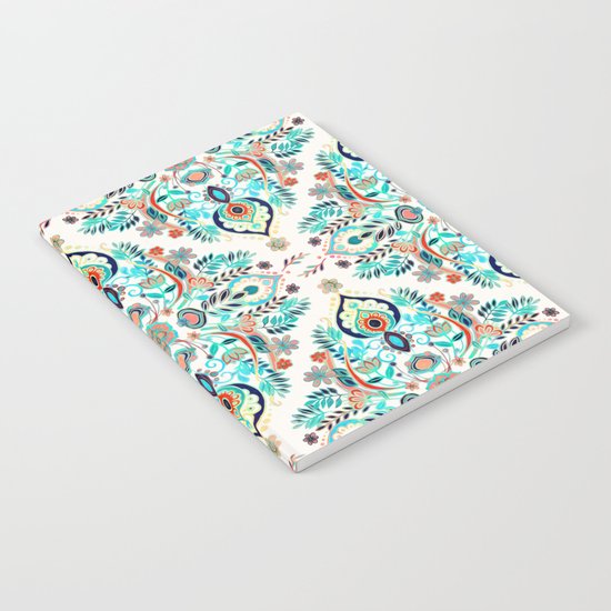 Modern Folk in Jewel Colors Notebook