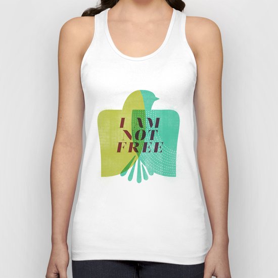 I am not free Unisex Tank Top