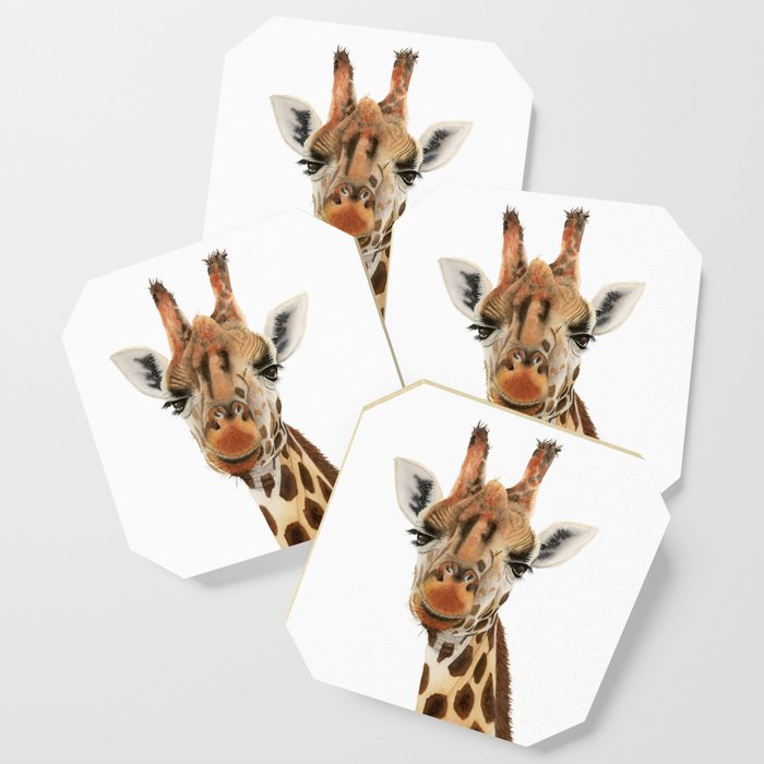 Watercolour Giraffe Coaster