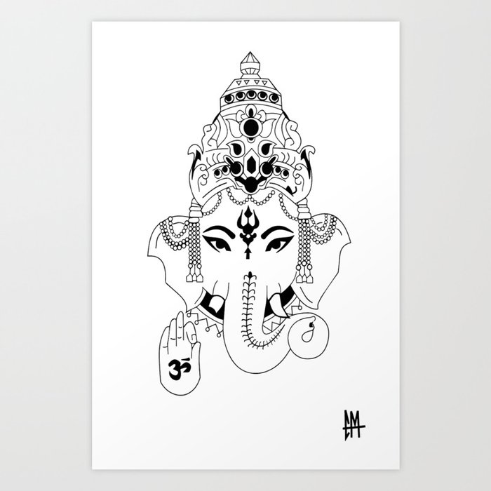 "Ganesh" Art Print