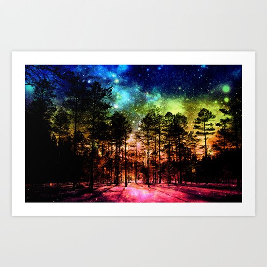 One Magical Night ( Rainbow ) Art Print