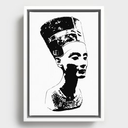 Nefertiti The Queen Framed Canvas