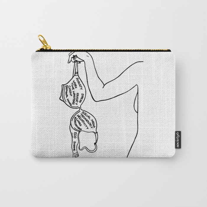 Bra off and Chill Carry-All Pouch