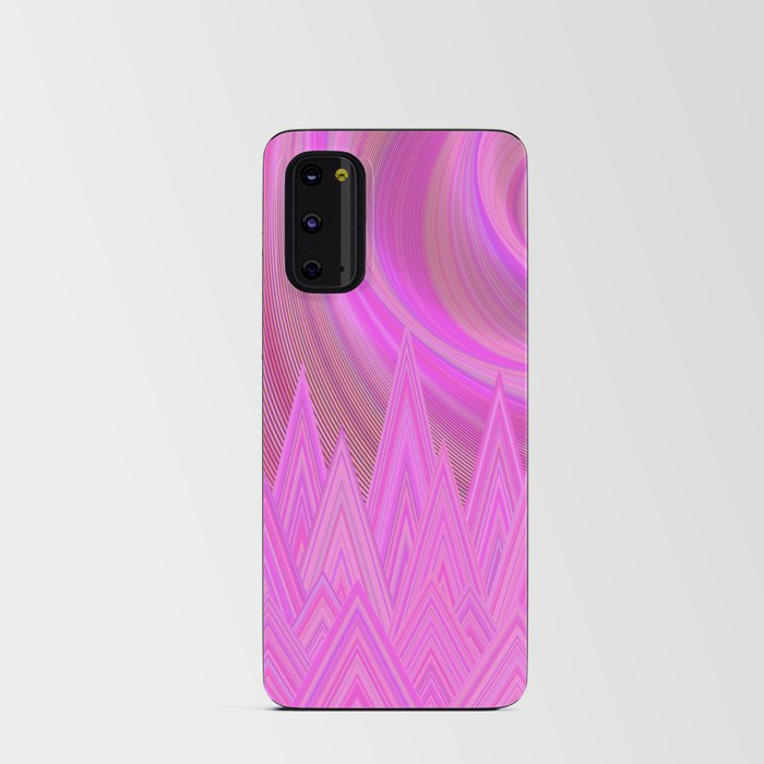 Pink Mountains Android Card Case