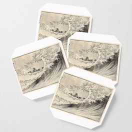 THE GREAT WAVE. HOKUSAI. Coaster | Big, Graphicdesign, Waves, Wave, Japan, Sea, Hokusai, Katsushika, Great, Tokyo 