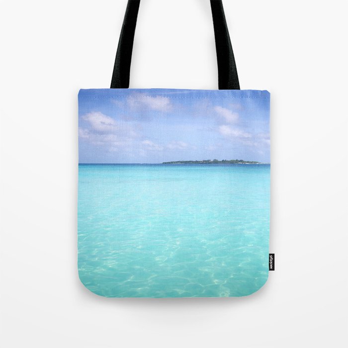 Aqua Water Island Dreams Tote Bag
