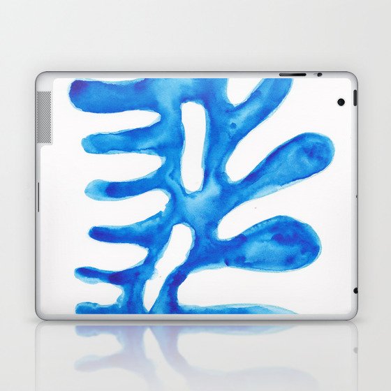 Abstract Art Watercolor Painting 31 December 2021 211231 Modern Abstract Art Valourine Original  Laptop & iPad Skin