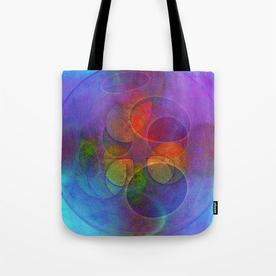 Rainbow Bubbles Tote Bag