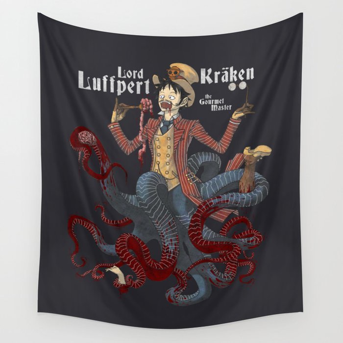 D.Luffy - Gourmet Master Wall Tapestry