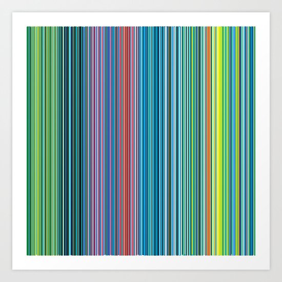 STRIPES22 Art Print