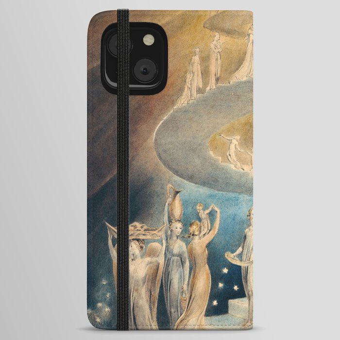 William Blake - Jacob's Ladder iPhone Wallet Case