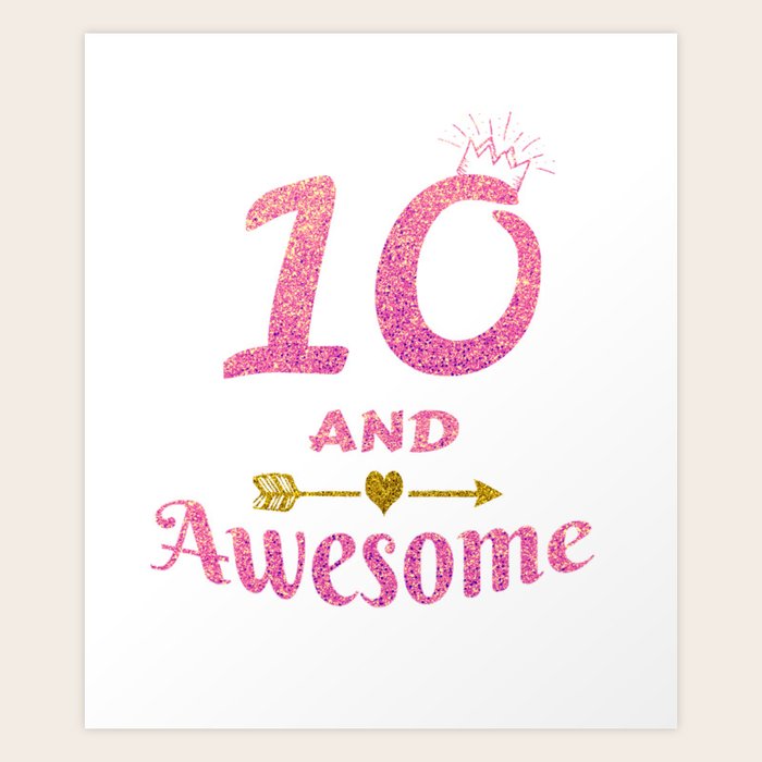 10th birthday shirt girl clearance