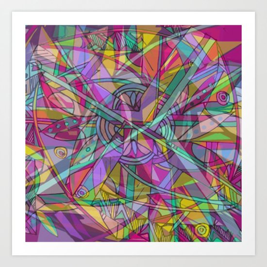 COLOR WINTER MOOD Art Print
