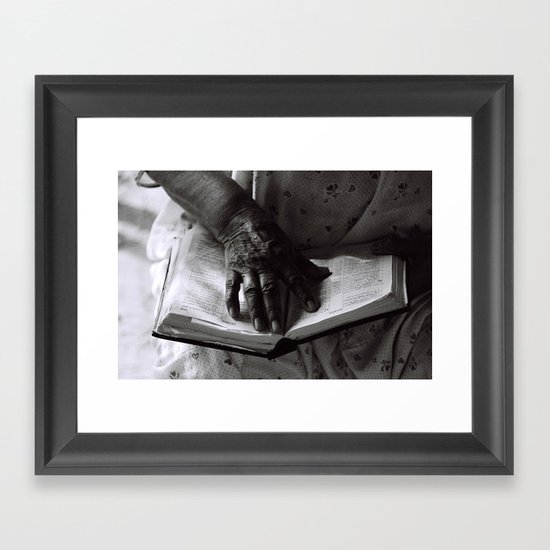 Líneas de Sabiduría (Lines of Wisdom) Framed Art Print