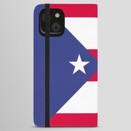 Puerto Rico flag emblem iPhone Wallet Case