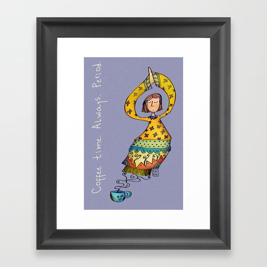 Coffee Time Framed Art Print