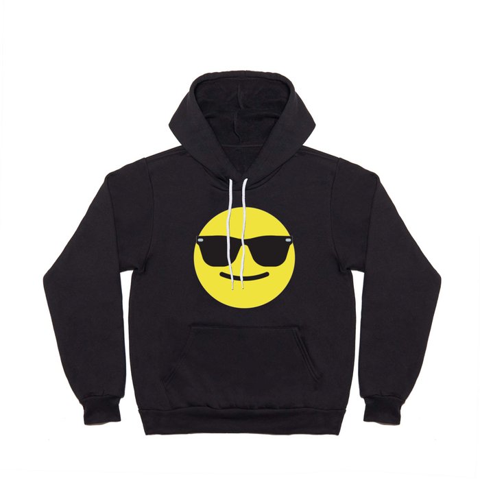 Smiling Sunglasses Face Emoji Hoody