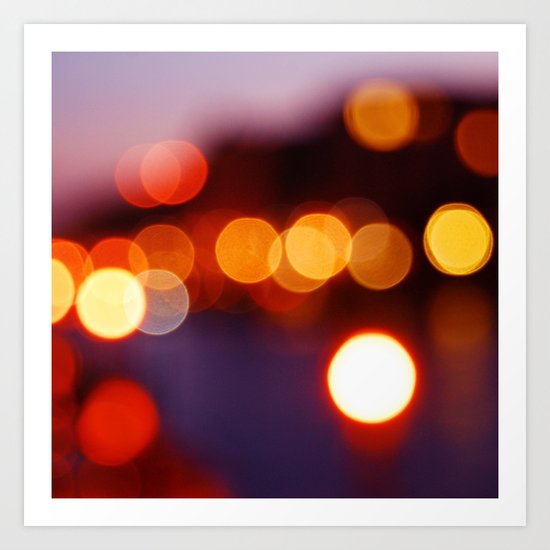 Venetian Bokeh Travel Photography Art Print