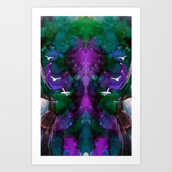 Inked Art Print