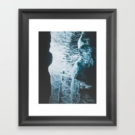 Waves of Iceland Framed Art Print