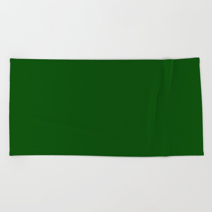 Racing Green Beach Towel