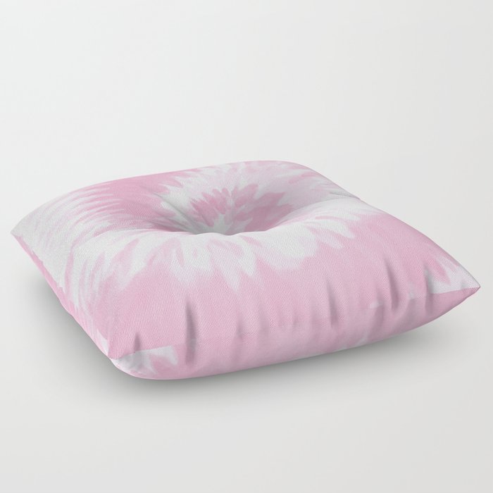 Pastel Pink Tie Dye  Floor Pillow