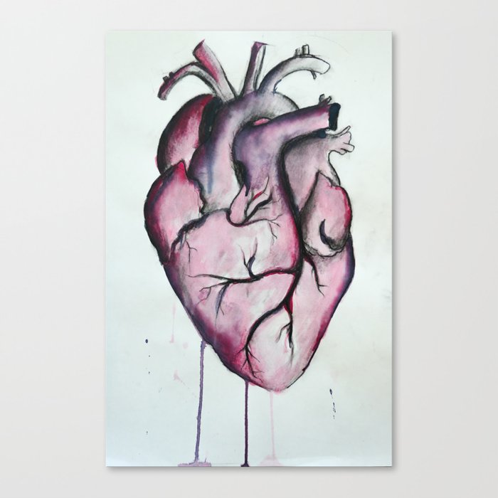 ANATOMICAL HEART Canvas Print