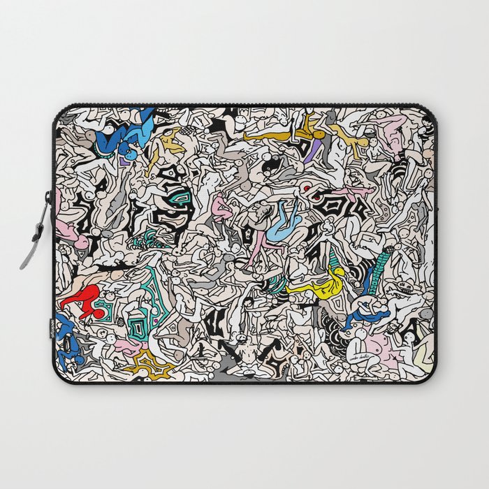 Rainbow LOVE Bodies Laptop Sleeve