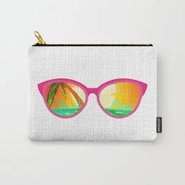 Beach Please - sun glasses for the beach Carry-All Pouch