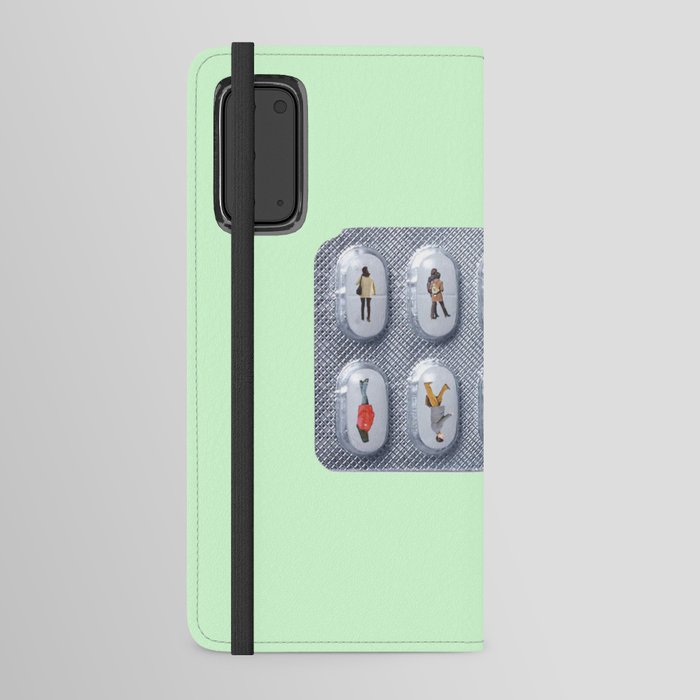 friends green Android Wallet Case