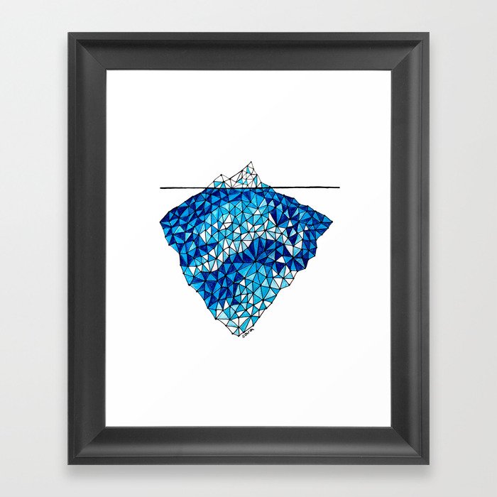 Iceberg Framed Art Print