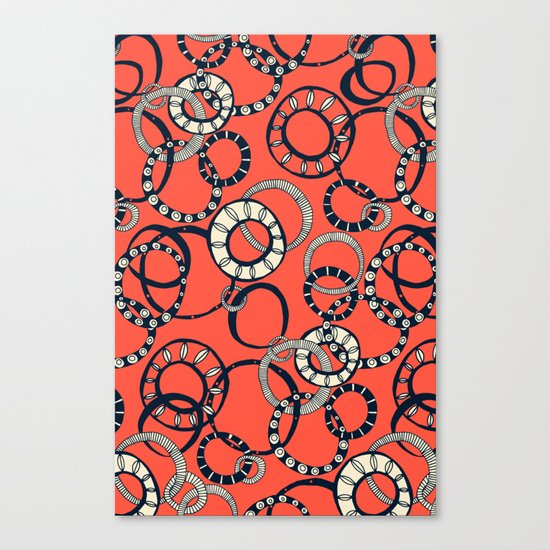 Honolulu hoopla orange Canvas Print