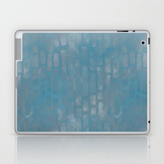 Blue Batik Pattern Laptop & iPad Skin