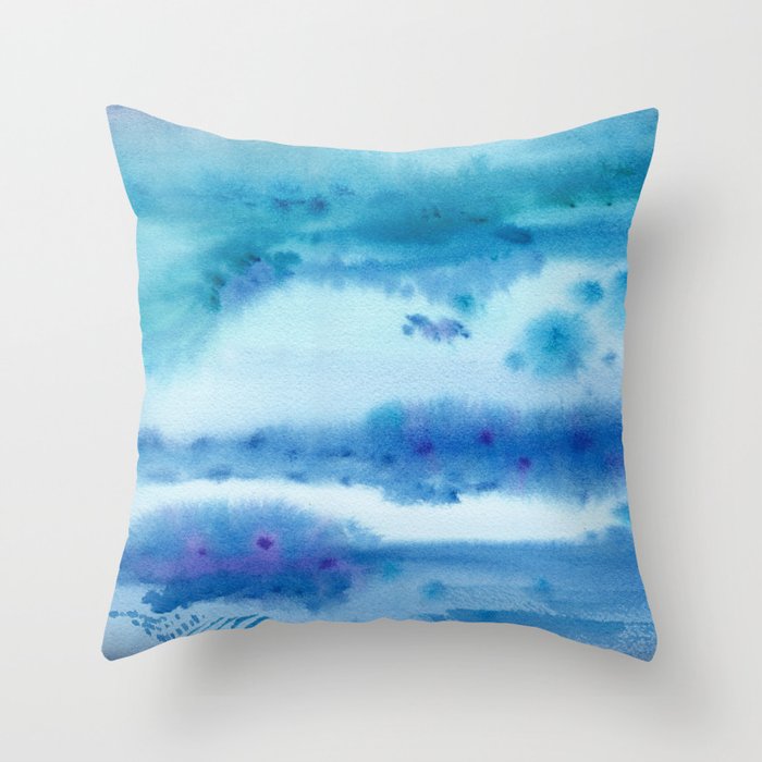 Nothing but Blue Skies Throw Pillow