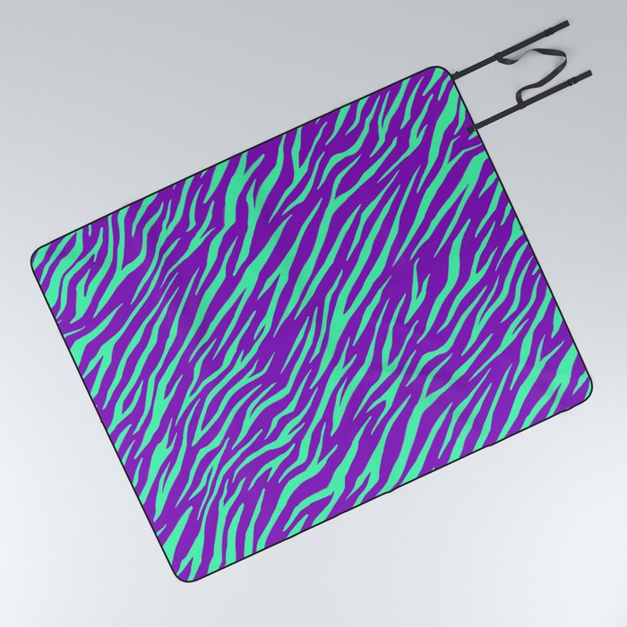 Zebra 08 Picnic Blanket