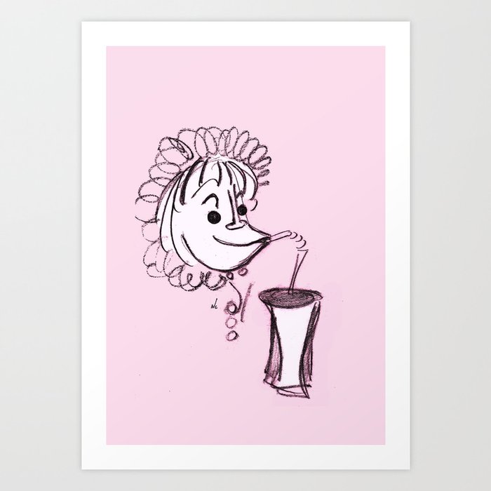 milkshake #1 Art Print