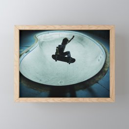 Night Skate Session Framed Mini Art Print