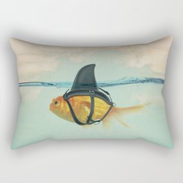 Brilliant DISGUISE - Goldfish with a Shark Fin Rectangular Pillow