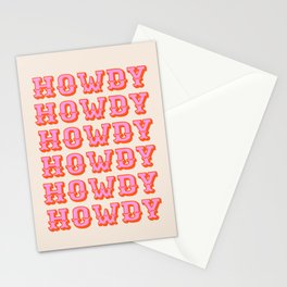 howdy howdy Stationery Card